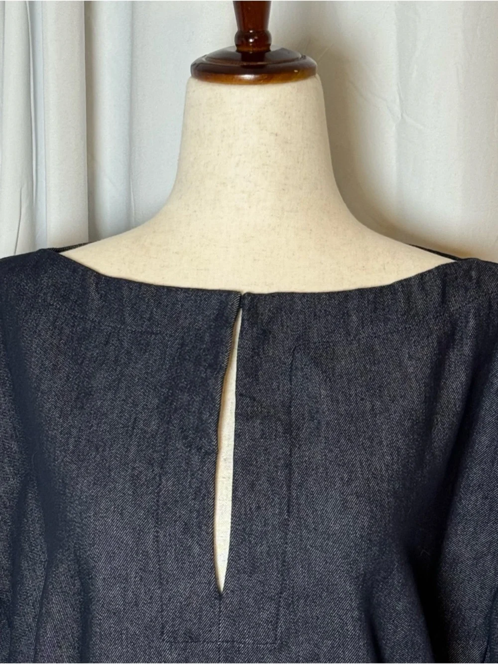 Theory Belted Shift Dress Navy Classic Jean Size 12 NWT - Picture 6 of 15